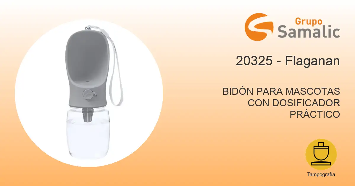 Bidón para mascotas con dosificador práctico 20325