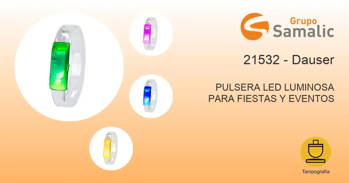 Pulsera Led Pulsera led luminosa para fiestas y eventos 21532