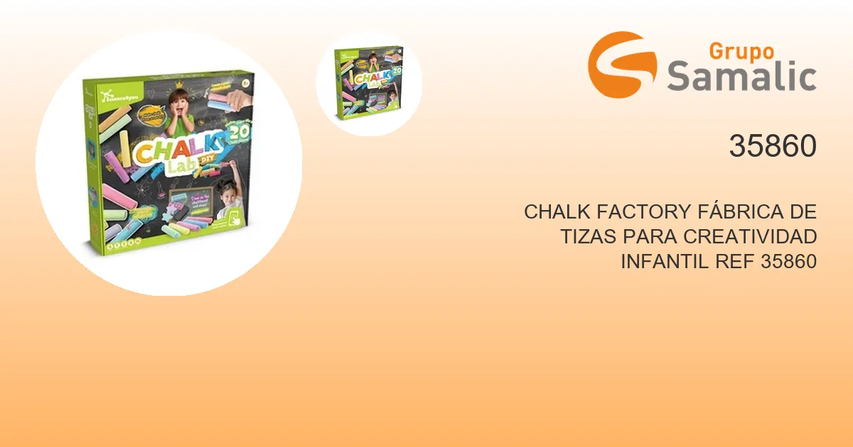 Chalk factory fábrica de tizas para creatividad infantil 35860