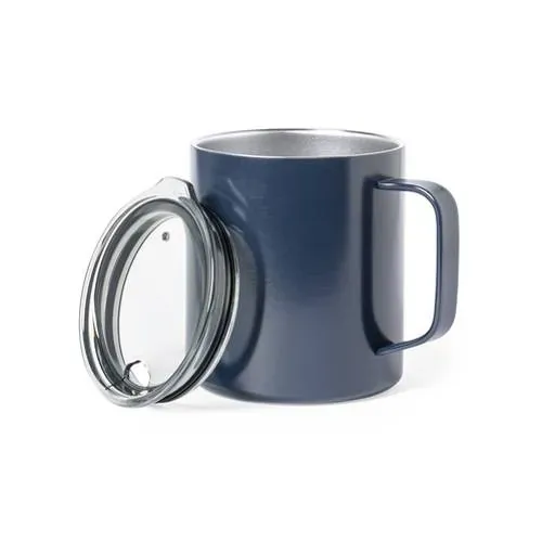 Taza térmica de acero inox con aislamiento de cobre ref 1046 - 00