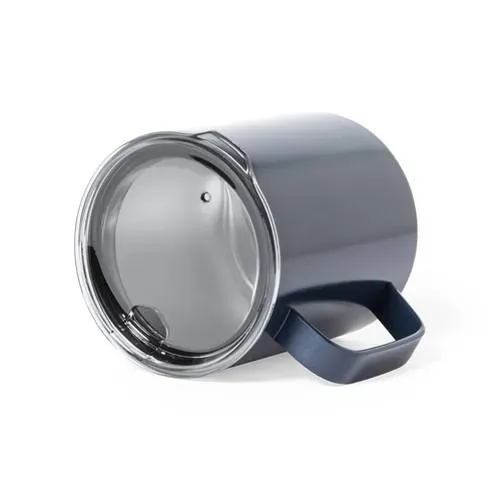 Taza térmica de acero inox con aislamiento de cobre ref 1046 - 01