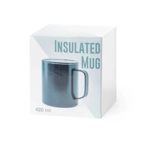 Taza térmica de acero inox con aislamiento de cobre ref 1046 - 03