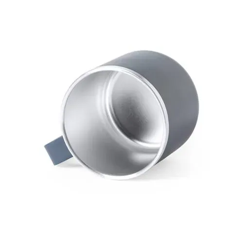 Taza de acero inox doble capa elegante bicolor ref 1048