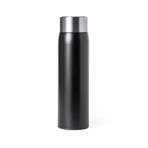 Bidón Térmico Acero Inox con Medidor Temperatura Táctil ref 1056 - Negro