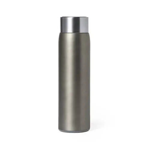 Bidón Térmico Acero Inox con Medidor Temperatura Táctil ref 1056 - Plateado