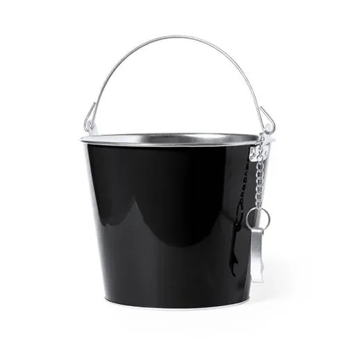 Cubo metálico de 6l con abridor incluido ref 1079 - Negro
