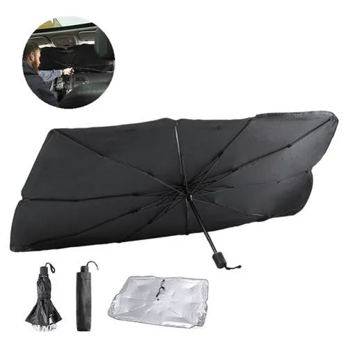 Parasol plegable para coche con apertura manual ref 1186