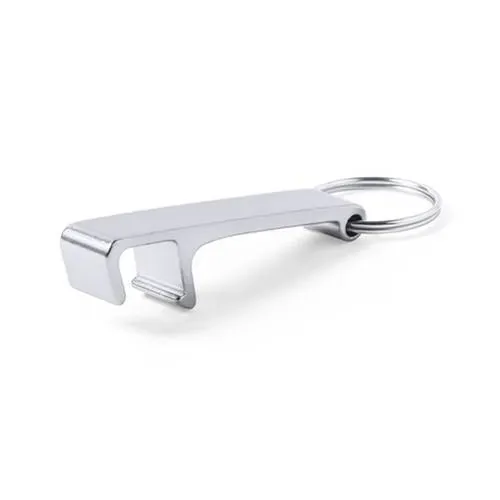 Llavero soporte para smartphone y tablet en aluminio ref 1208 - Plateado