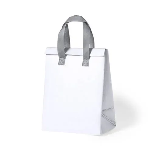 Bolsa nevera isotérmica con cierre de velcro ref 1248 - Blanco
