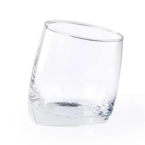 Vaso de cristal inclinado de 320ml diseño atractivo ref 1254 - 01