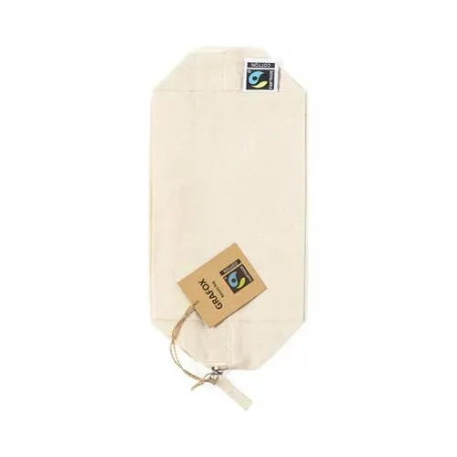 Neceser Nature 100 Algodón Fairtrade Cierre Cremallera ref 1269 - Natural