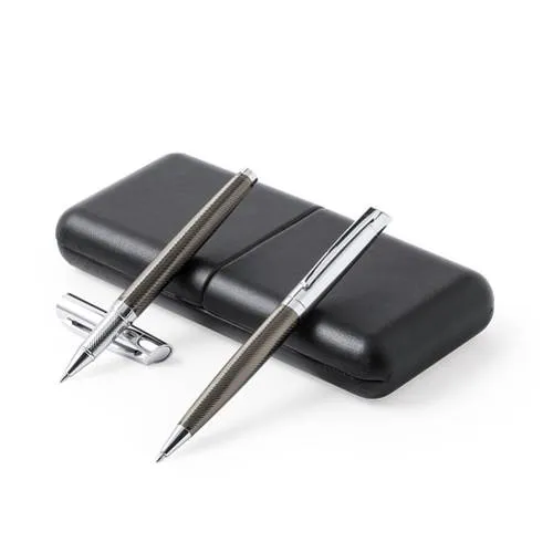 Set premium de bolígrafo y roller con carga jumbo ref 1277