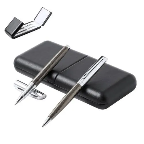 Set premium de bolígrafo y roller con carga jumbo ref 1277