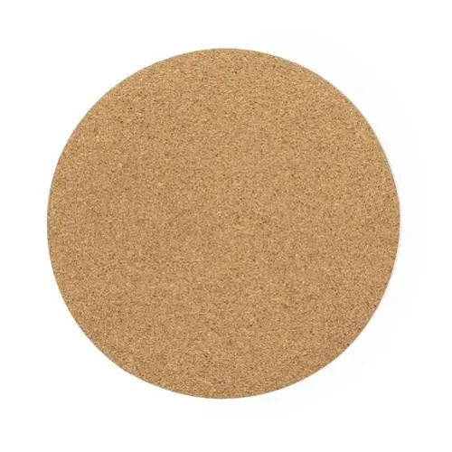 Alfombrilla de ratón circular antideslizante de corcho ref 1286 - S C