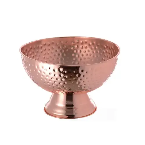 Champanera elegante acero inoxidable con recubrimiento cobre ref 20128 - 01