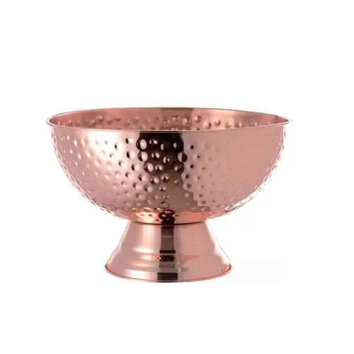 Champanera elegante acero inoxidable con recubrimiento cobre ref 20128 - 02