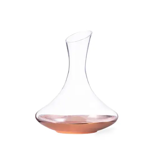 Set de Vinos Cristal Rosado Degradado con 4 Vasos ref 20130