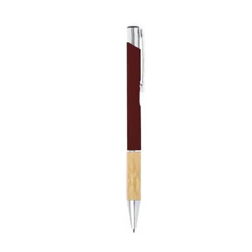 Bolígrafo Nature con cuerpo de aluminio y empuñadura de bambú ref 20148 - 05