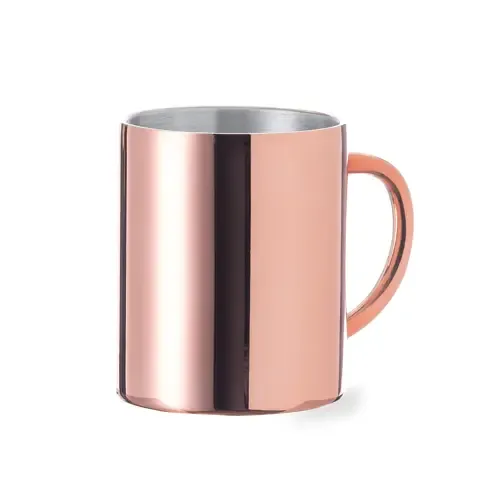 Taza de acero inox de doble pared con acabado brillo ref 20153 - S C