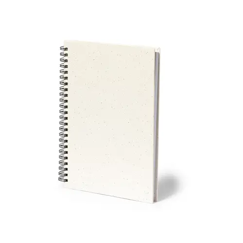 Libreta de anillas A5 con tapas duras y 80 hojas recicladas ref 20167