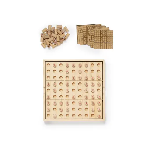 Juego de habilidad Sudoku en madera con 81 fichas ref 20189