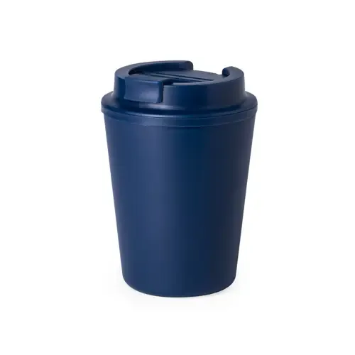 Vaso térmico de doble pared con tapa dosificadora ref 20196 - Marino