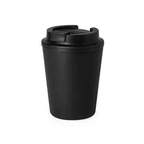 Vaso térmico de doble pared con tapa dosificadora ref 20196 - Negro