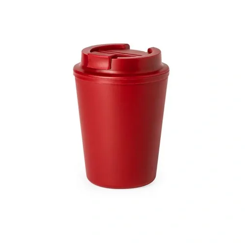 Vaso térmico de doble pared con tapa dosificadora ref 20196 - Rojo