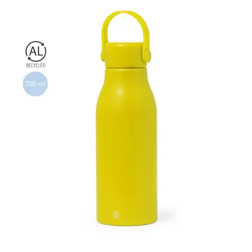 Bidón de aluminio reciclado 700 ml con asa integrada ref 20206 - 00