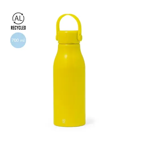 Bidón de aluminio reciclado 700 ml con asa integrada ref 20206 - 01