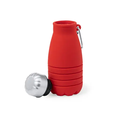 Bidón plegable de silicona 550 ml fácil de transportar ref 20209