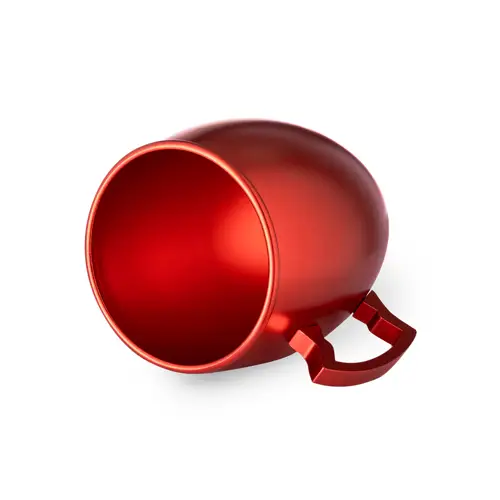 Taza de aluminio 540 ml con diseño innovador ref 20211