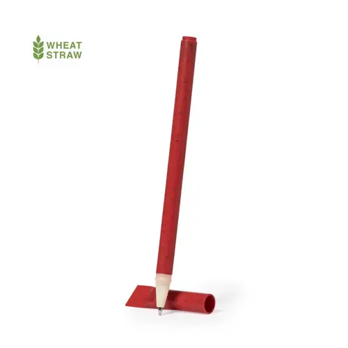 Bolígrafo Wheat Straw ecológico con capucha a juego ref 20228