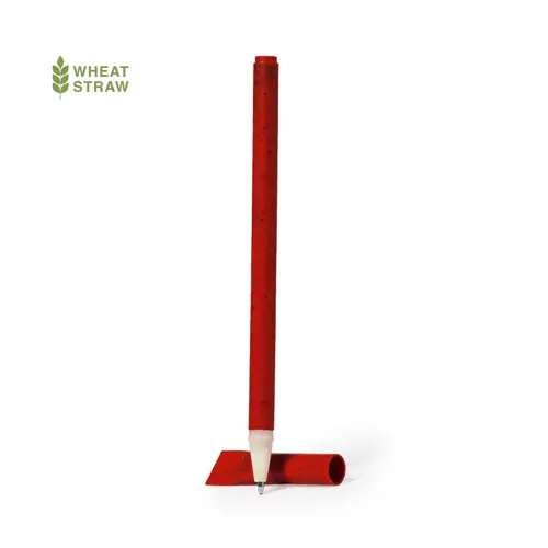 Bolígrafo Wheat Straw ecológico con capucha a juego ref 20228
