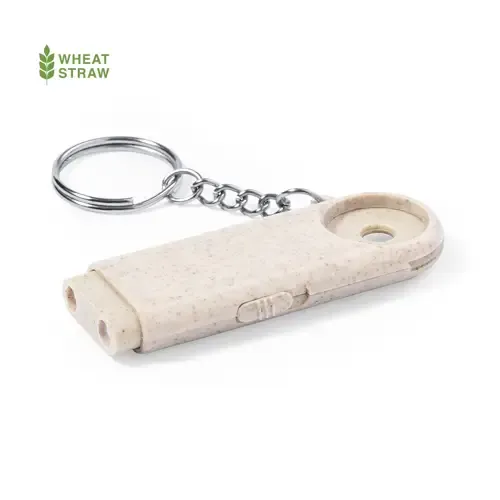 Llavero moneda con linterna LED y caña de trigo ref 20232 - 00