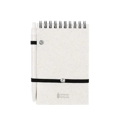 Libreta de anillas con bolígrafo de caña de trigo ref 20234 - 04