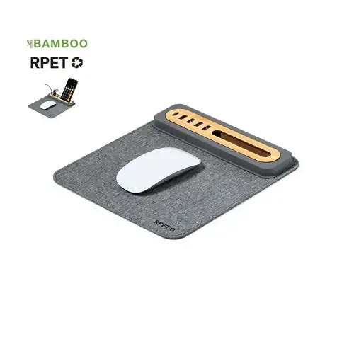 Alfombrilla con puertos USB y soporte para smartphone ref 20246