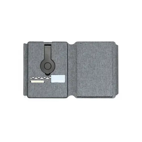 Carpeta multifunción con cargador inalámbrico 10W ref 20248