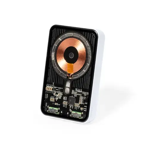 Batería auxiliar transparente inalámbrica magnética 5000 mAh ref 20251 - 01