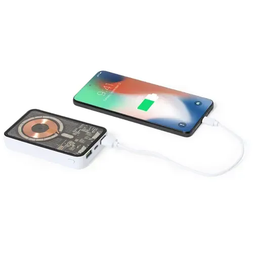 Batería auxiliar transparente inalámbrica magnética 5000 mAh ref 20251 - 05
