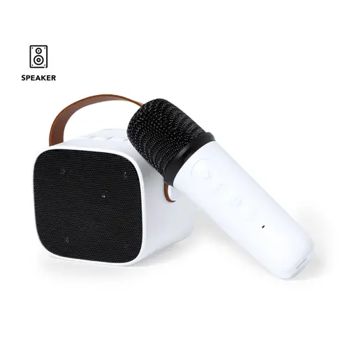 Pack de karaoke portátil con altavoz y micrófono ref 20263