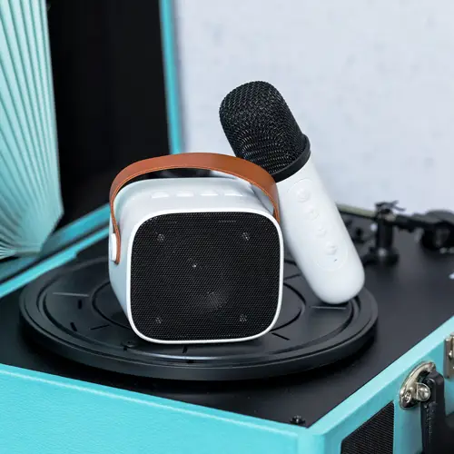 Pack de karaoke portátil con altavoz y micrófono ref 20263