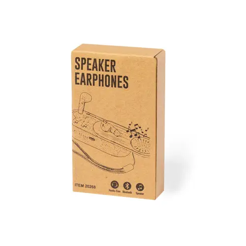 Auriculares Bluetooth de bambú con manos libres ref 20268