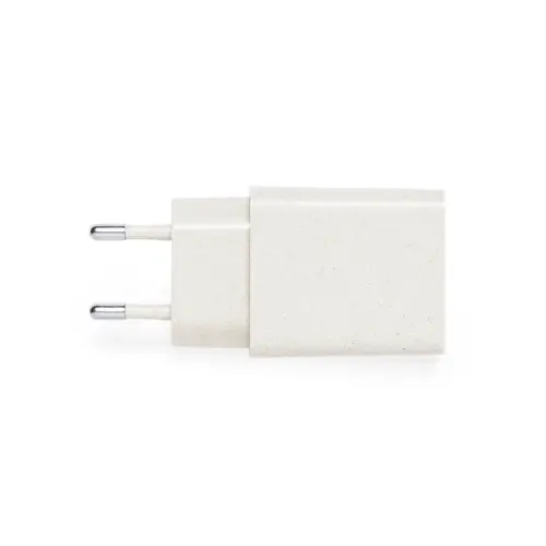 Cargador USB de pared carga rápida fibra de trigo ref 20270