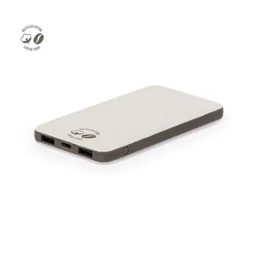 Batería auxiliar ecológica 5000 mAh con fibra de café ref 20277 - 00