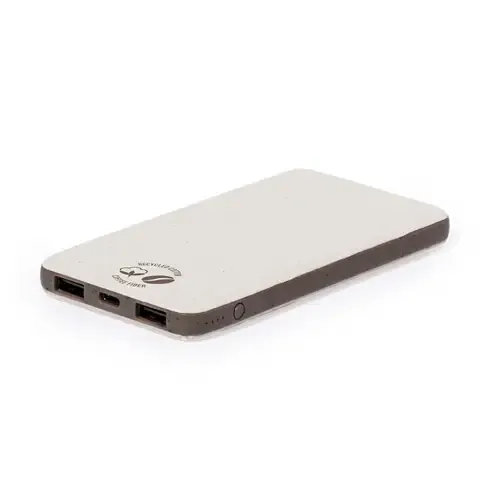 Batería auxiliar ecológica 5000 mAh con fibra de café ref 20277 - 01