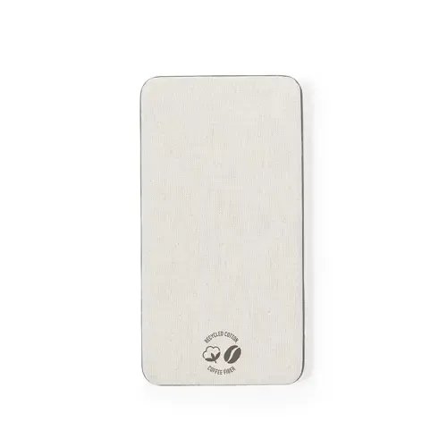 Batería auxiliar ecológica 5000 mAh con fibra de café ref 20277 - Marron
