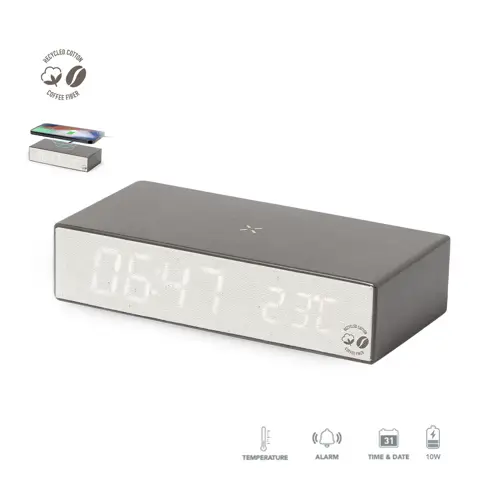 Reloj Multifunción con Cargador Inalámbrico 10W ref 20279