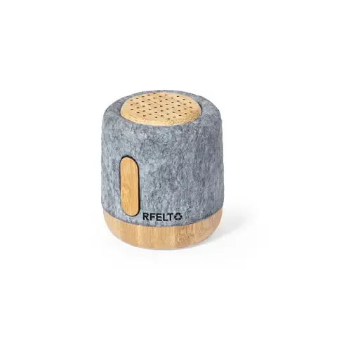 Altavoz Bluetooth de bambú y fieltro reciclado ref 20293 - 01
