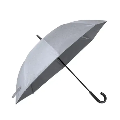 Paraguas automático antiviento gris jaspeado ref 20340 - 01
